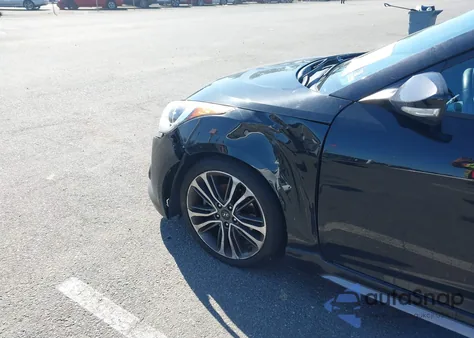 2016 Hyundai Veloster Turbo из США, поврежденный, VIN KMHTC6AE7GU263912